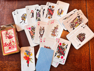 Carte da gioco antiche CINA KI YOU PUKE COMPLETE DI SCATOLA