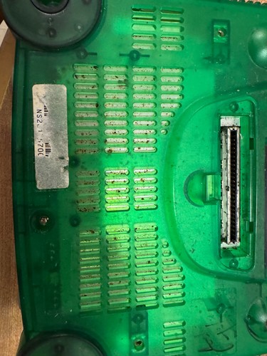 Consola de sistema de videojuegos Nintendo 64 N64 DK Jungle Green SOLO auténtica OEM - Imagen 10 de 15