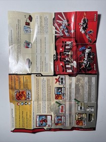 Instructions Only LEGO 2113 Ninjago Masters of Spinjitzu Zane 2010