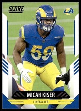 2021 Score Micah Kiser Los Angeles Rams #254