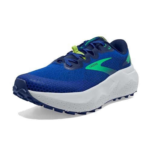 КРОССОВКИ ДЛЯ БЕГА BROOKS MENS CALDERA 6 TRAIL, РАЗМЕР 10, СИНИЙ/ЗЕЛЕНЫЙ