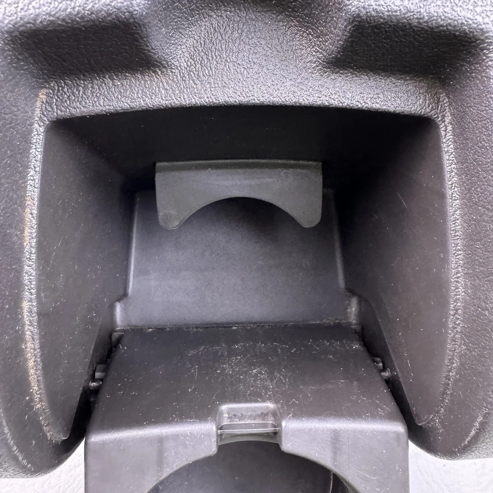 2006-2010 Hummer H3 Rear Seat Center Back Folding Cup Holder Cupholder Black OEM - Image 4 of 4