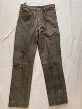 Vintage M Julian Wilsons Leather Pants Mens Sz 32 Lined Distressed Biker New