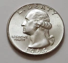 1964 D Washington Quarters 90% Silver 50c Denver     (X8)