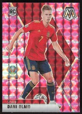 2021 Mosaic UEFA EURO 2020 Camo Pink Dani Olmo Rookie Card (RC) #164 - Spain. rookie card picture