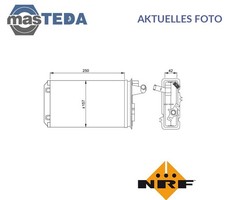 58637 WÄRMETAUSCHER INNENRAUMHEIZUNG NRF NEU OE QUALITÄT