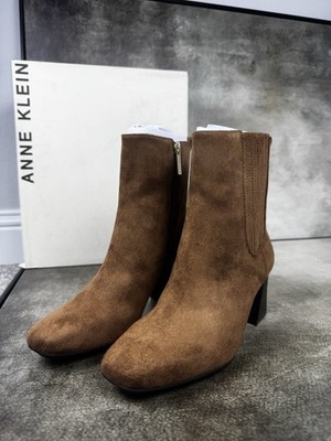 Anne Klein Akalisia Ankle Booties Walnut Women s 6M