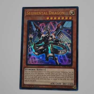 YUGIOH Segmental Dragon SDPL-EN008 Ultra Rare Card 1st Edition NM