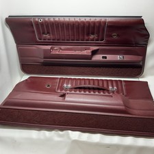 Monte Carlo El Camino Malibu Door Panels Upper Lower Set Burgundy 1978-1988