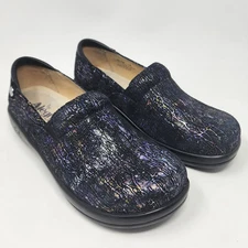 Alegria Clogs Women EU38/US8-8.5 Keli PRO Totally Cellular Purple Suede Comfort