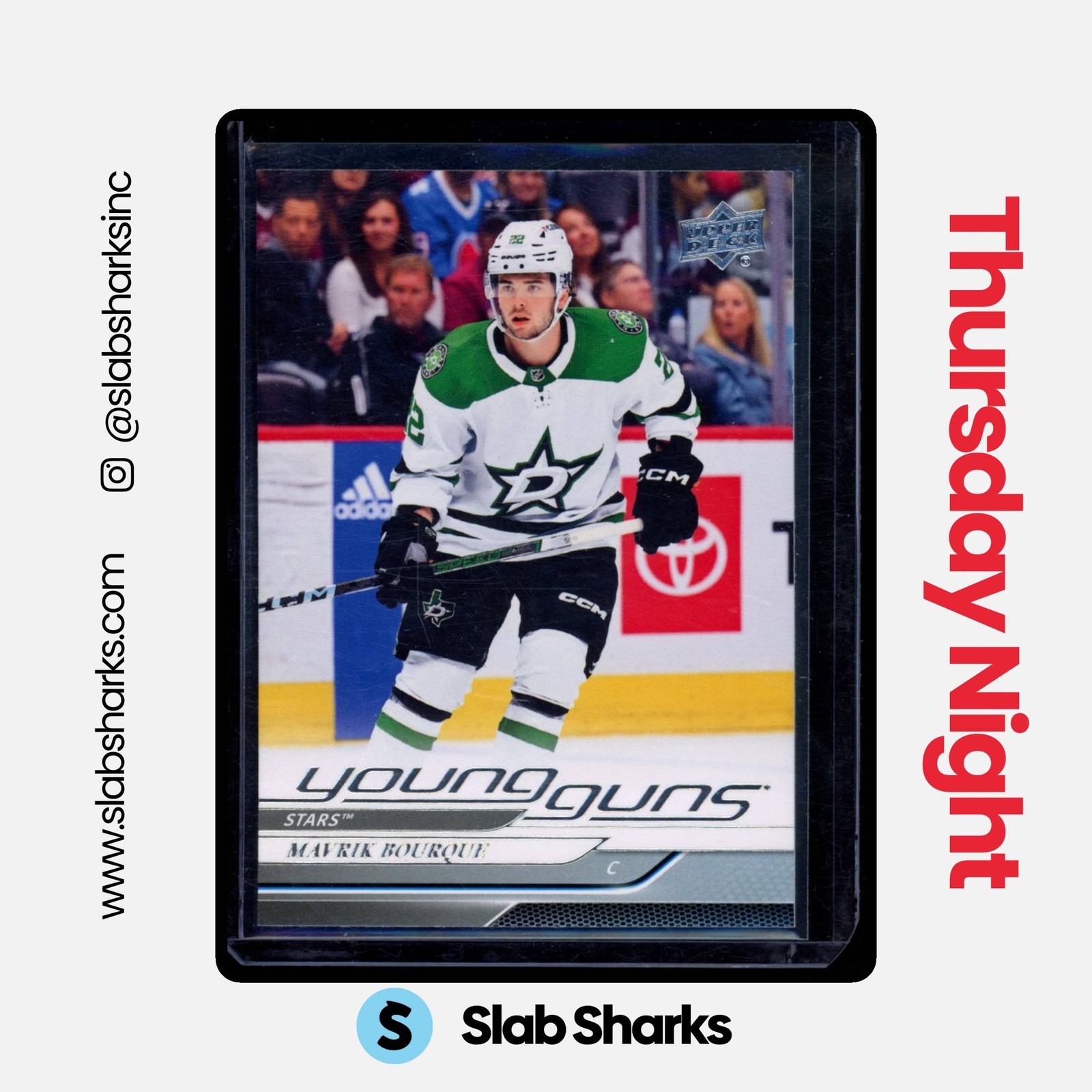 2024 UPPER DECK #215 MAVRIK BOURQUE YOUNG GUNS RC ROOKIE