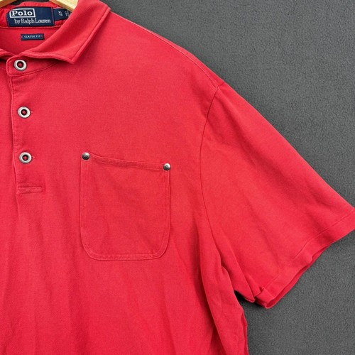 Polo Ralph Lauren Polo Country Camisa De Colección Para Hombres XL Rojo Calce Clásico - Imagen 12 de 14