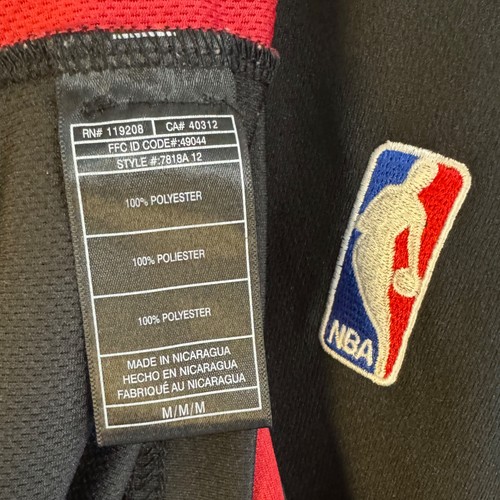 NBA Miami Heat 2013 #6 LeBron James Basketball Jersey Black Adidas Men's Size M - Picture 8 of 12