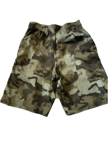 Starter Black And Camo Elastic Athletic Jersey Shorts With Pockets Size L 10/12 - Picture 13 of 19