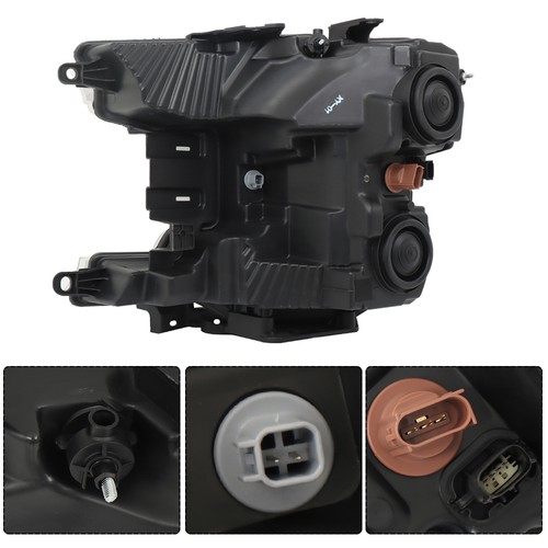 Faro delantero para Ford F150 2018-2020 lado derecho lente transparente halógeno - Imagen 3 de 12