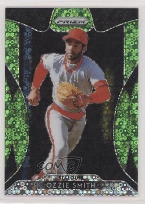 2019 Panini Prizm Tier III Lime Green Donut Circle /199 Ozzie Smith #250 HOF 4xw