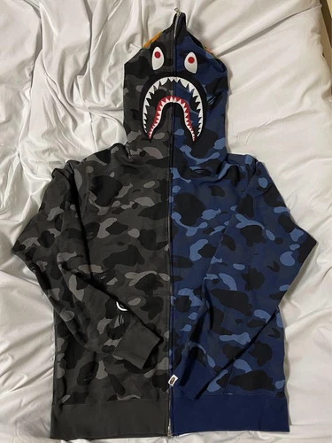 A BATHING APE (BAPE) Felpa con cappuccio e zip A BATHING APE