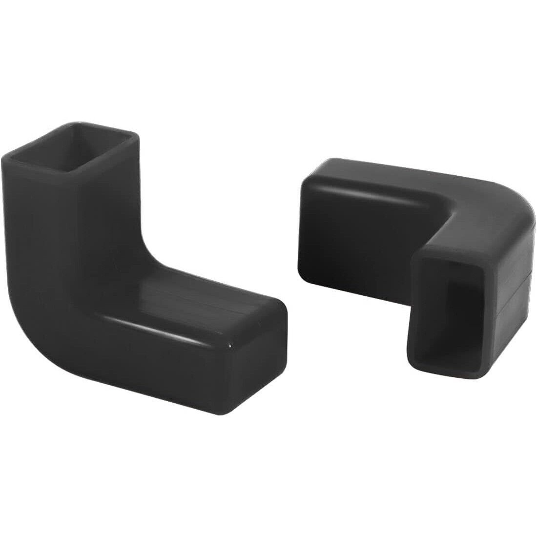 2pcs Black Front Bumper Tow Hook Cover Trim for Jeep Wrangler JK JL JT 2007-2023