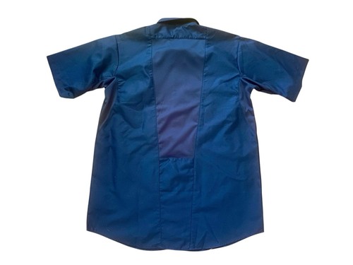 Dickies Mens LS51 Navy Blue WorkTech Ventilated Short Sleeve Shirt Cool Mesh LG - Picture 2 of 10