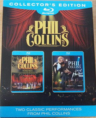 Phil Collins -- Going Back/Live At Montreux --  2 x Blu-Ray Edition  --  Wie Neu