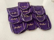 Crown Royal Purple Bags-lot of 10