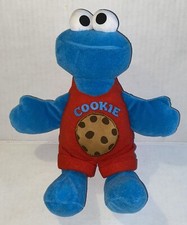  1998 TYCO Preschool Jim Henson 39989 Cookie Monster 10" Plush Talks