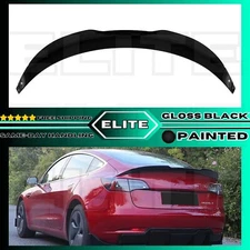 2017-2022 Tesla Model 3 Rear Spoiler PSM Style Gloss Black Brand New