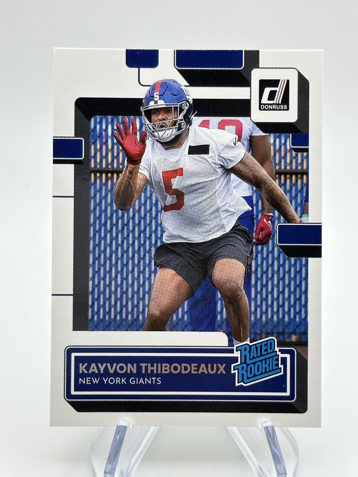 Kayvon Thibodeaux RC 2022 Panini Donruss #352 New York Giants Rated Rookie (RC)
