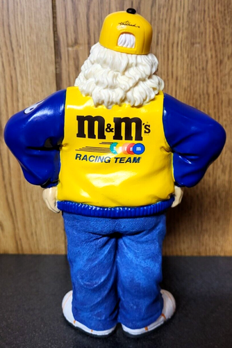 2002 NASCAR Santa Claus #36 Ken Shrader M&M Christmas Figurine by TREVCO 8" - Picture 5 of 14