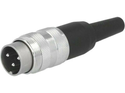 T3260001 Connector: M16; male; for cable; IP40; plug; soldering; 300V; PIN:3 'UK