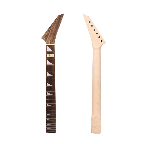 Guitar Neck Maple 22fret 25.5in Rosewood Fretboard Unfinished Parts Truss Rod - Picture 2 of 6