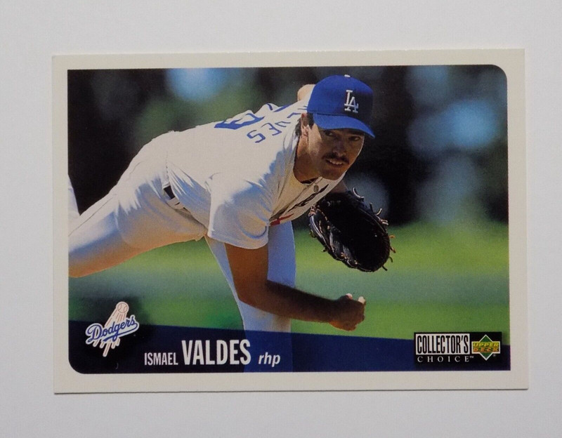 ISMAEL VALDES Dodgers 1996 UPPER DECK COLLECTOR'S CHOICE Baseball Card #588