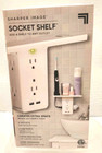 Sharper Image Socket Shelf 6 Outlets with 2-Usb Ports and 1-Usbc Adapter