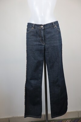 BURBERRY LO NDON JEANS PANTS WOMEN SIZE 42 PANTS WOMAN DENIM CASUAL VINTAGE