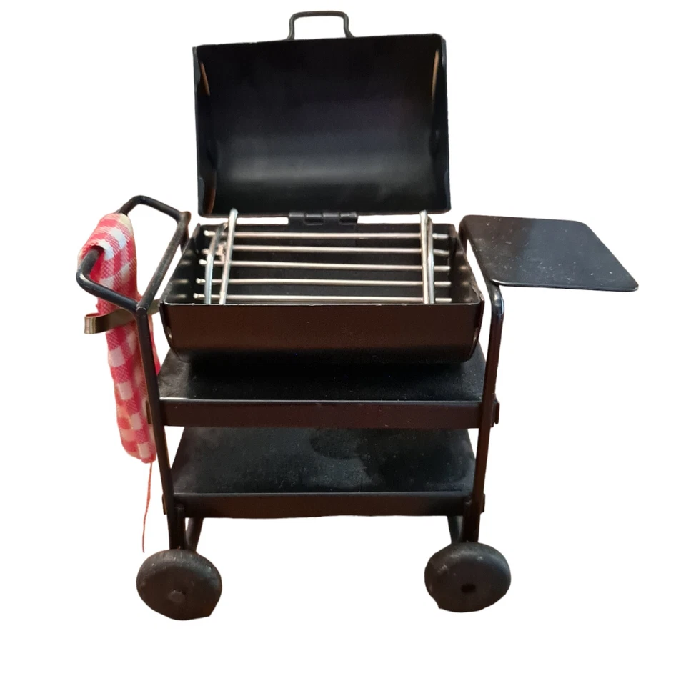 Estatuilla De Colección Pequeño Chef Parrilla En Barbacoa Pit Humor Cocina 4" Día del Padre Regalo Foto 3 de 4