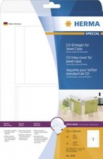 Wkładka CD HERMA do Jewelcase, 151 x 118 mm, biała