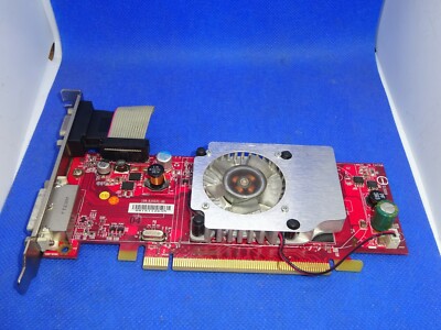  MSI RX3450  RADEON HD 3450 256MB DDR2 PCI-E GRAFIKKARTE DVI VGA #GK2369