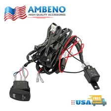 40A 12V Wiring Harness Kit Fuse ON OFF Switch Relay For LED Fog Work Light Bar