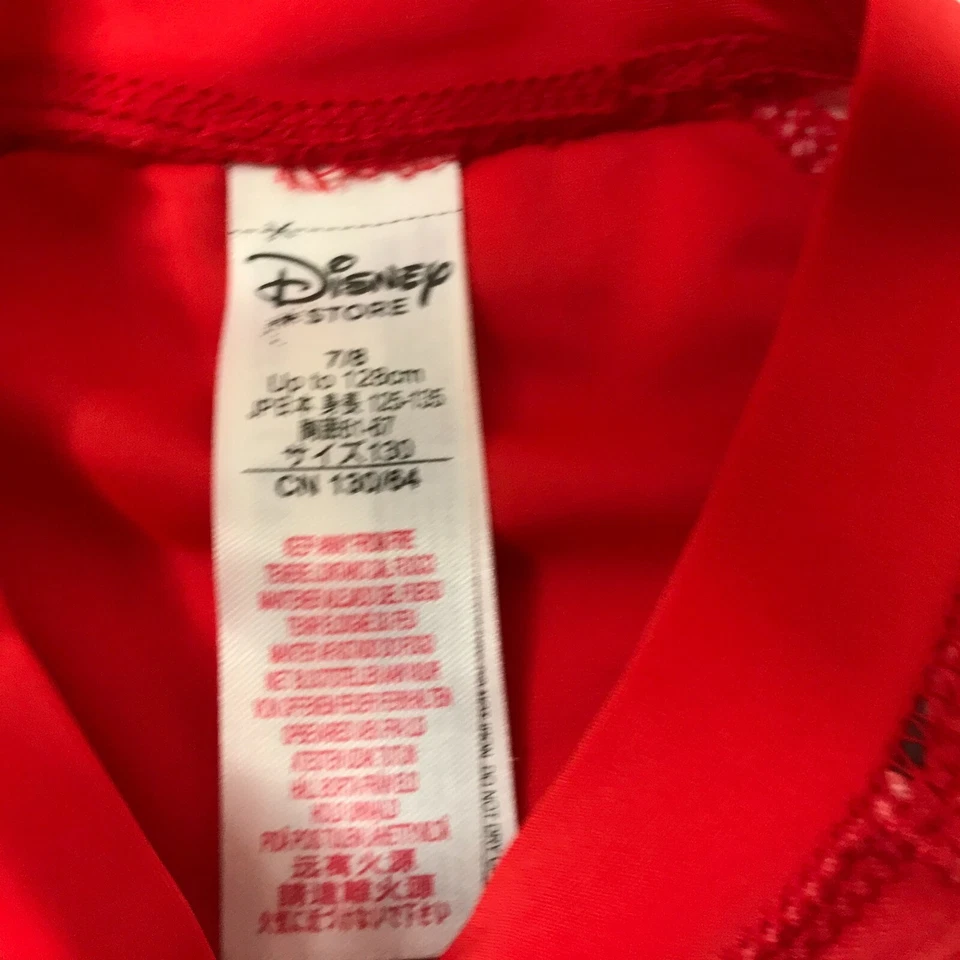 Disney Store Rash Guard Swim Shirt T Shirt Red, Yellow Marvel Iron Man Size 7-8 - Image 4 of 4