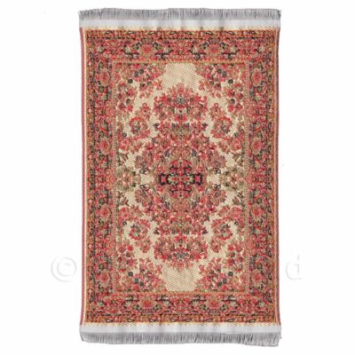 Puppenstube kleiner rechteckiger Teppich / Teppich 16. Jahrhundert (16SR03)