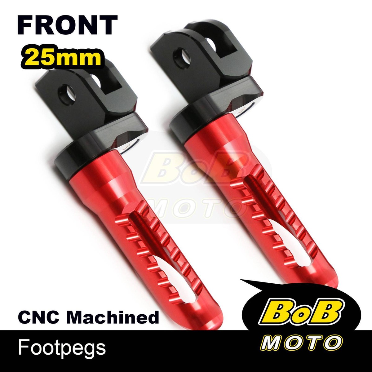 スパークガン　レリーフ BOB 25mm Extend Front Foot Pegs RED For ZZR 1400 ZX14R ZX14