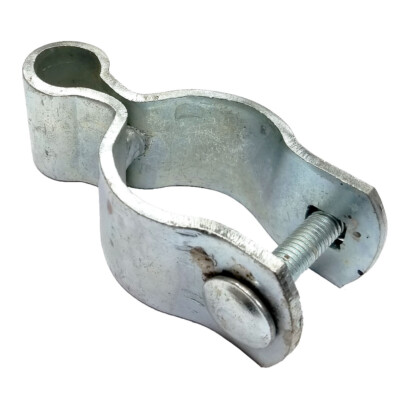 3/4'' x 1 3/4'' Heavy Duty Female Gate Post Round Hinge Bolt-on Zinc Plated