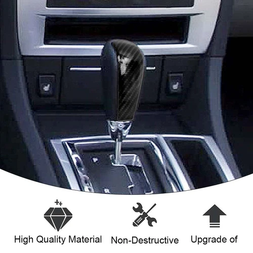Carbon Center Gear Shifter Knob Cover Trim for Dodge Charger/Chrysler 300C 04-10 - Picture 9 of 16