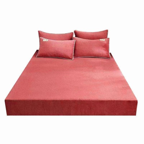 Winter Plush Elastic Fitted Sheet Mattress Covers Warm Velvet Bedspread Double - Picture 26 of 29