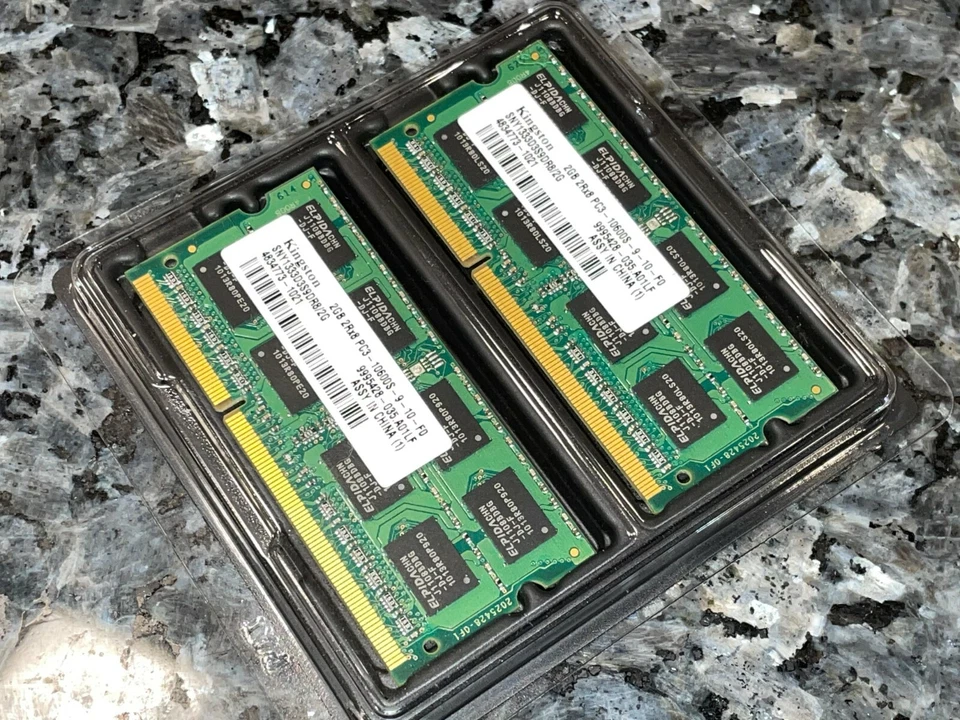 4GB (2x2GB) Laptop Memory 2Rx8 PC3-10600S-9-10-F0 DDR3-1333 1333mhz SODIMM RAM - Image 3 of 3