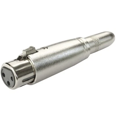 keepdrum ADP10 XLR Female 6,3mm Klinke Female Adapter Kupplung