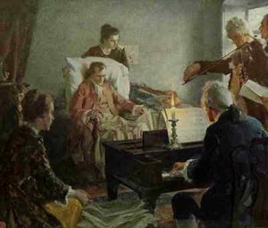 Photo Chambers Chas Le Steinway Collection 1919 La Mort De Mozart Imprimer Po Ebay