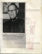 1969 Press Photo Salvation Army new commander Erik Wickberg. - hcw37972