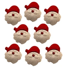 Santa Claus 4803 - Buttons Galore - Christmas Embellishment - Craft Sewing Scrap