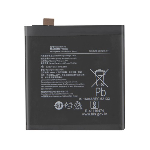 Replacement Internal Battery For OnePlus 7T Pro Battery 4085mAh 3.87V BLP745 New - Zdjęcie 2 z 5